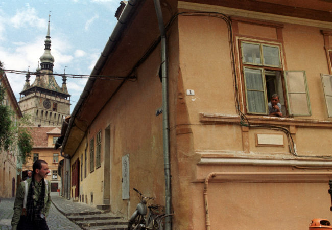 A view of the Romanian town of Sighisoara, the setting for the viral gay love story.