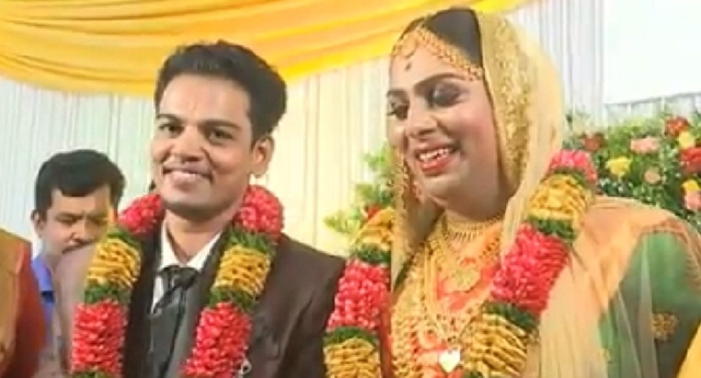 Trans couple have wedding in Kerala India 