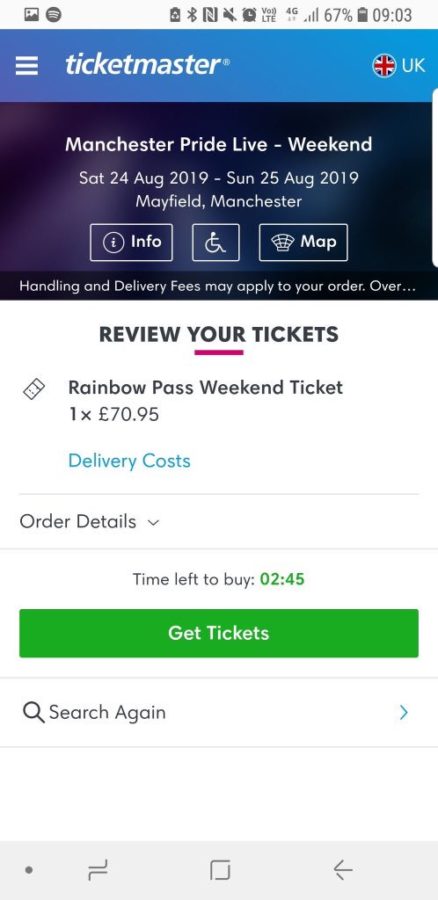 Manchester's Pride's Rainbow Pass 