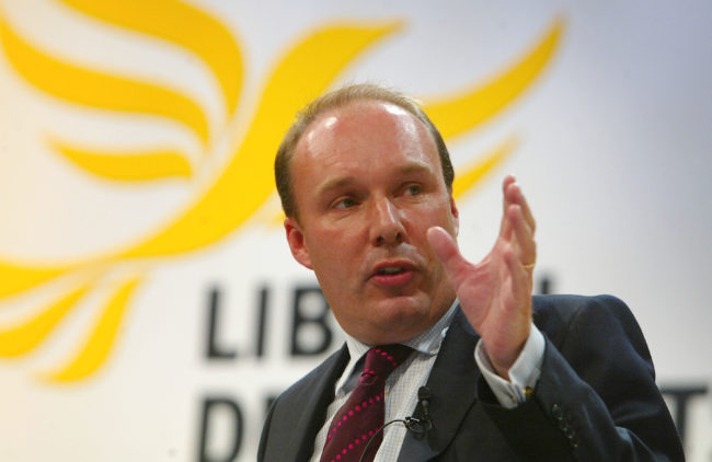Mark Oaten at the Liberal Democrats autumn conference in 2004