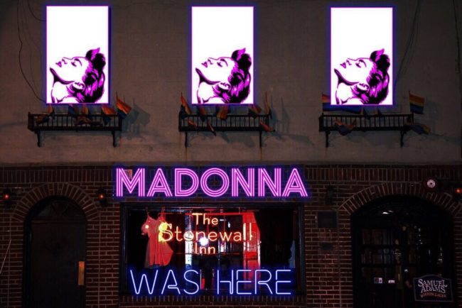The Stonewall Inn thanked Madonna for the surprise appearance