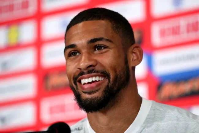 Ruben Loftus-Cheek of England talks to the media during the England Press Conference on June 15, 2018 in Saint Petersburg, Russia, during the 2018 World Cup