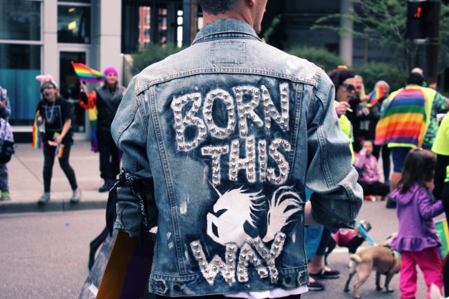 Born this way gay jacket