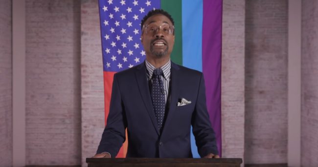 Pose star Billy Porter gives an LGBT+ State of the Union address