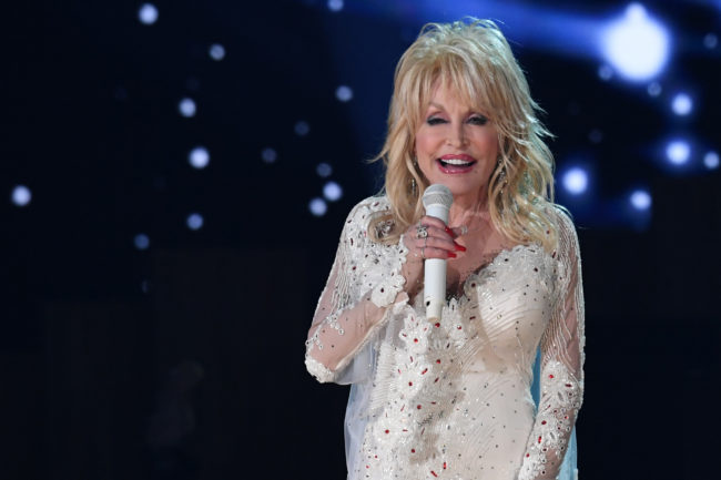 US singer Dolly Parton performs onstage during the 61st Annual Grammy Awards on February 10, 2019, in Los Angeles. 