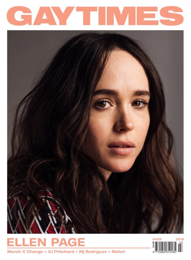 Ellen Page spoke out in an interview with Gay Times magazine