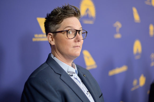Hannah Gadsby attends the 7th Annual Australians in Film Awards Gala.