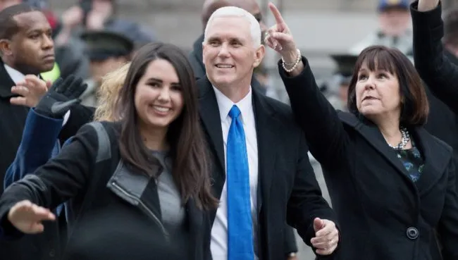 Mike Pence's daughter Audrey is the youngest of his three children.