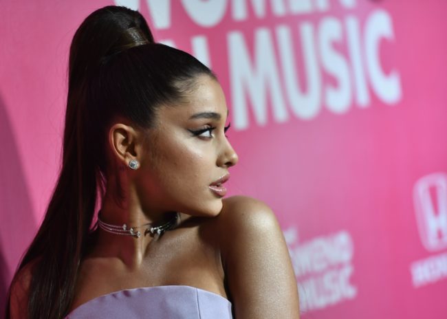 US singer Ariana Grande, who will perform at Manchester Pride 2019, attends Billboard's 13th Annual Women In Music event at Pier 36 in New York City on December 6, 2018.