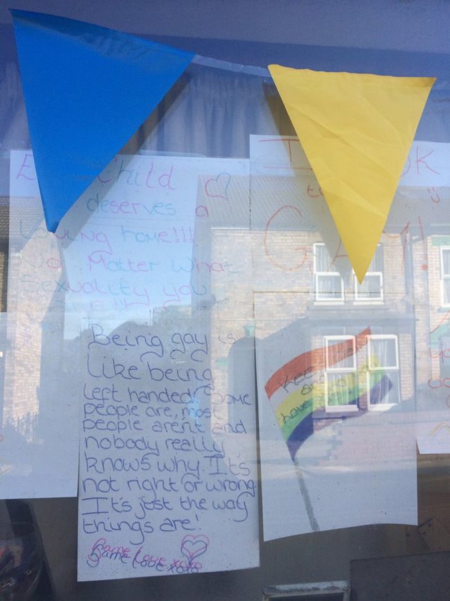 Messages from members of the Hull community to lesbian couple Vikki and Stephanie Parkey
