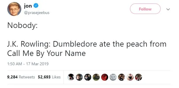 Gay Dumbledore memes: fans on Twitter brought the house down with gay Dumbledore memes