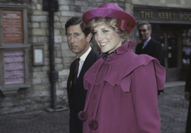 Prince Charles and the Princess of Wales (1961 - 1997, later Diana, Princess of Wales) at Westminster Abbey, London, for a centenary service for the Royal College Of Music, 28th February 1982.