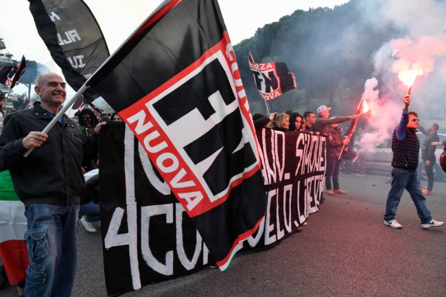 Members of Italian far-right political party "Forza Nuova" (New Force) will join the March for the Family organised by the World Congress of Families in Verona on Sunday (March 31).