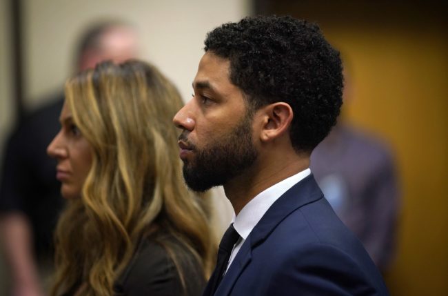 Empire actor Jussie Smollett spoke to the media after charges against him were dropped