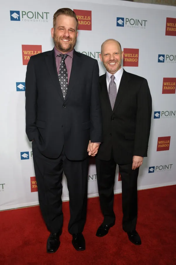 Stephen Wallem and Tony Humrichouser attend The Point Foundation's Annual Point Honors New York Gala at New York Public Library on April 13, 2015 in New York City.