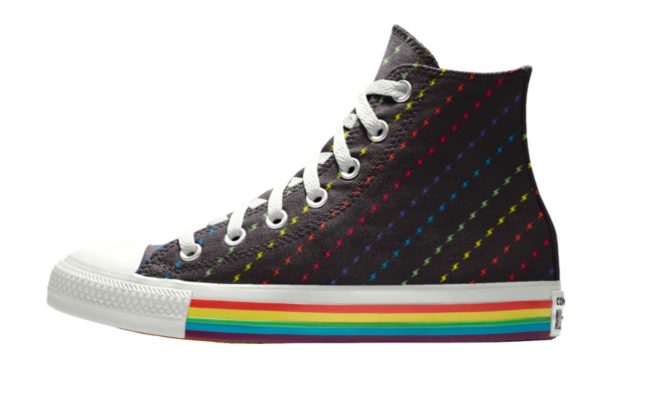 Vleien woede Stoutmoedig Converse releases new Pride collection that features both rainbow and trans  flag designs | PinkNews