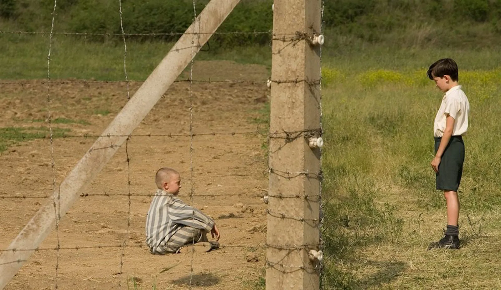 Shot from The Boy in the Striped Pyjamas film. 