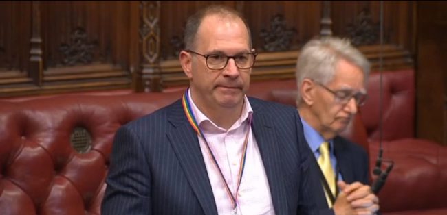 Liberal Democrat peer Lord Scriven spoke in the House of Lords about considering suicide