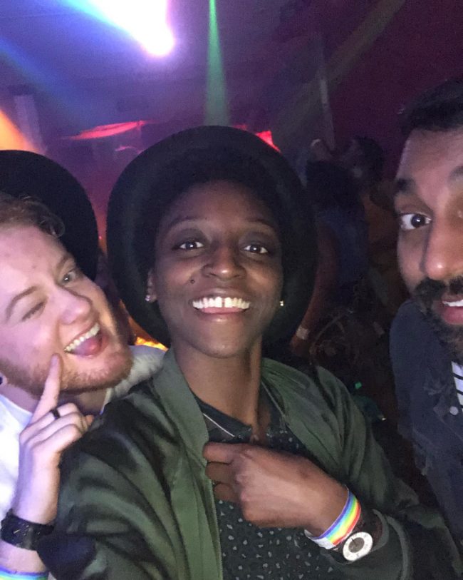 Jess Guilbeaux, Skyler Jay and Neal Reddy from Queer Eye.