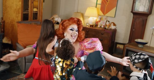 Nina West in music video "Drag is Magic"