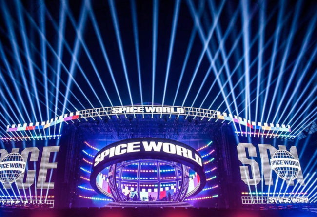 The Spice World 2019 stage