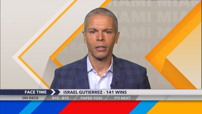 Israel Gutierrez on ESPN's Around the Horn