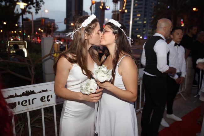 Tel Aviv same-sex wedding Israel 